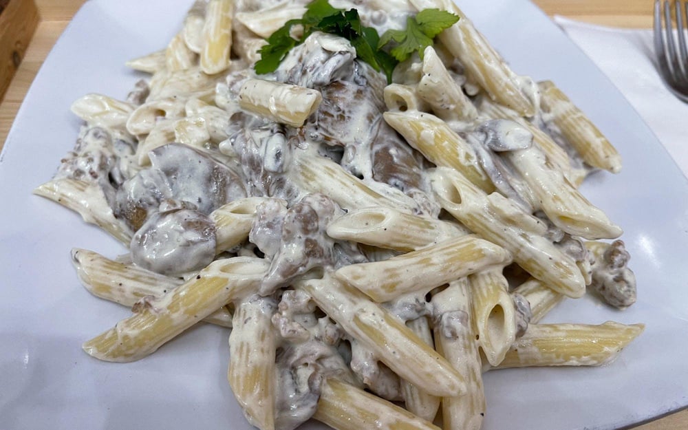 Pasta Alla Boscaiola in Bianca