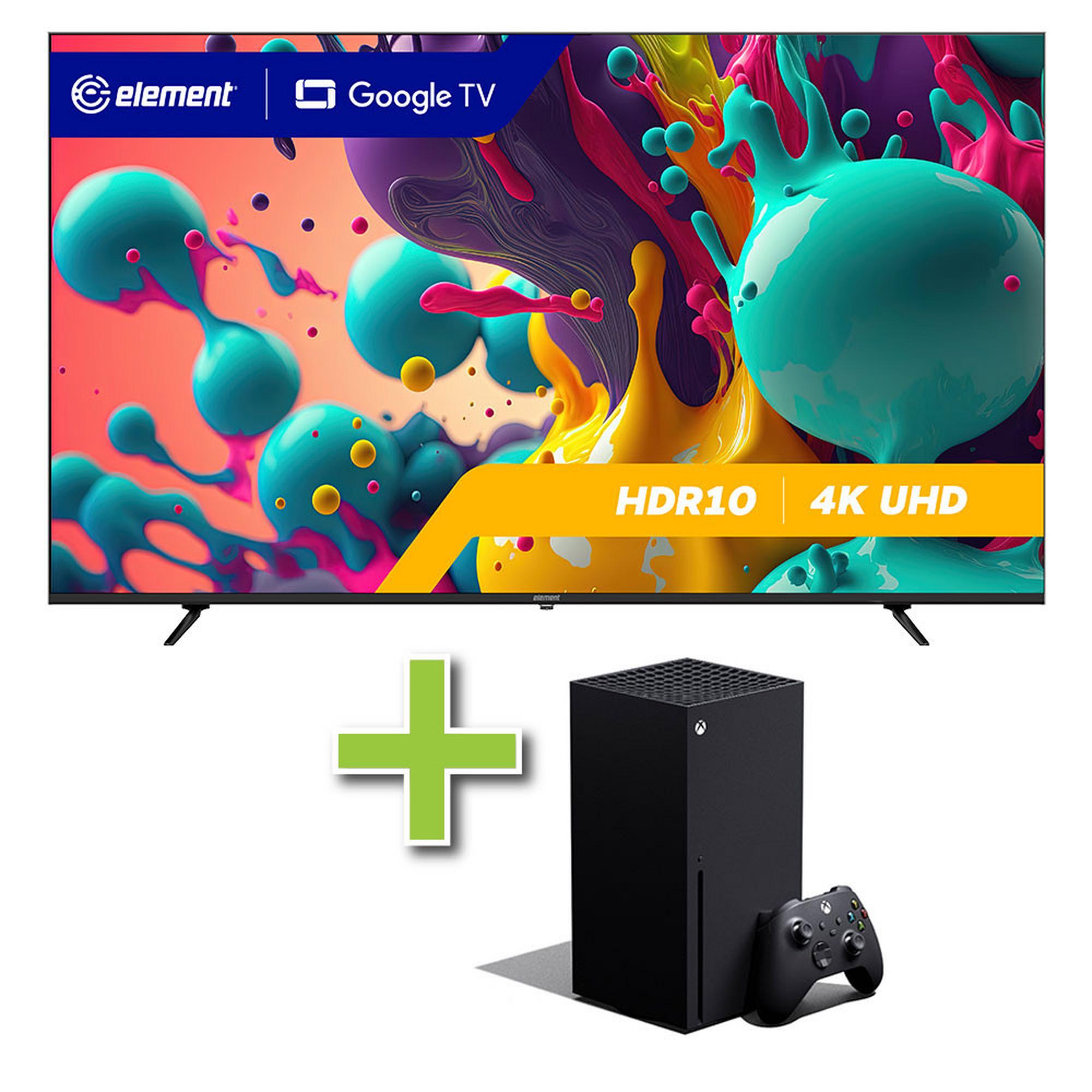 86" Element Frameless Google 4K Ultra HD Smart TV & Xbox Series X 1TB Console