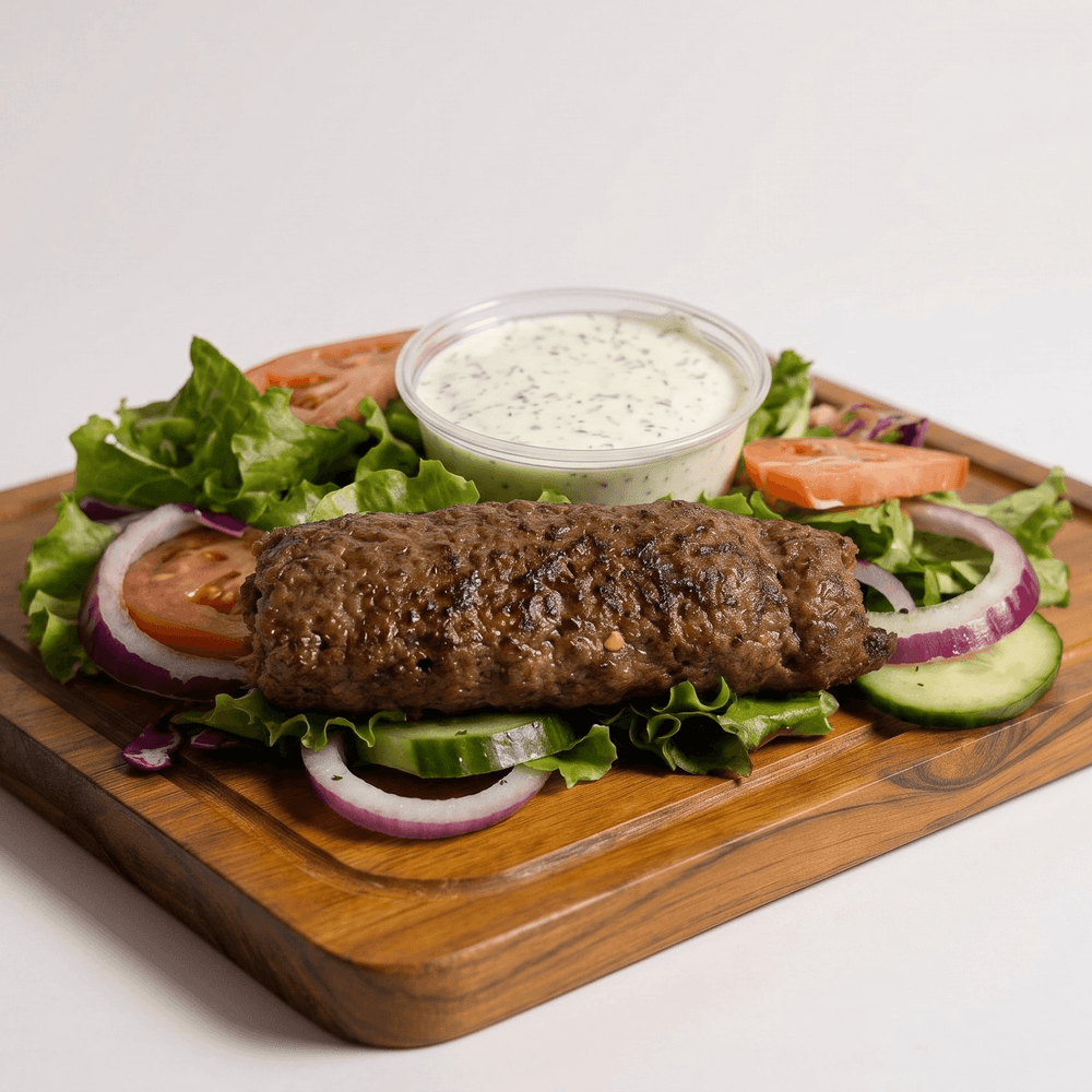 Ground Beef Kebab Salad