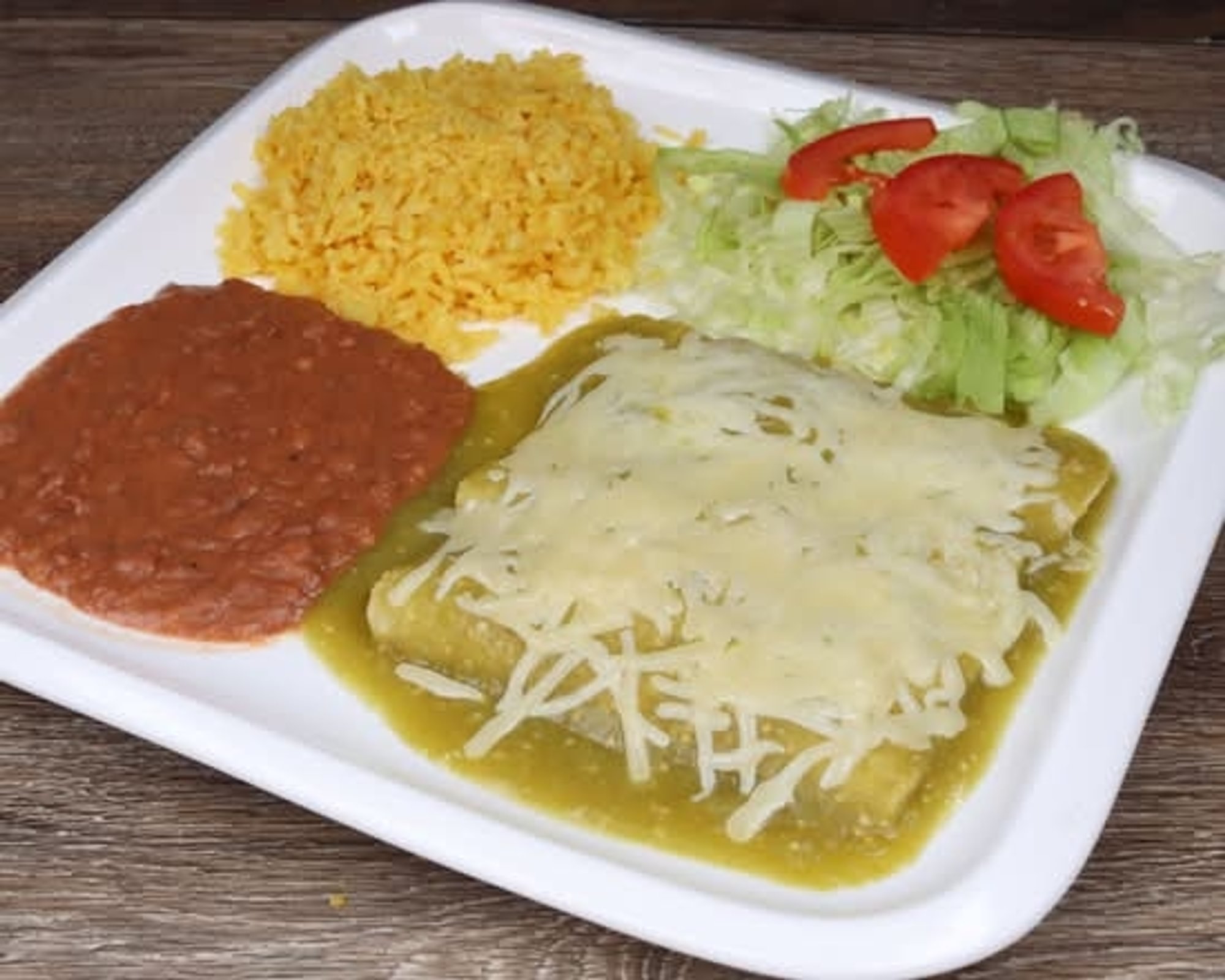Enchiladas Verdes Beef Fajita