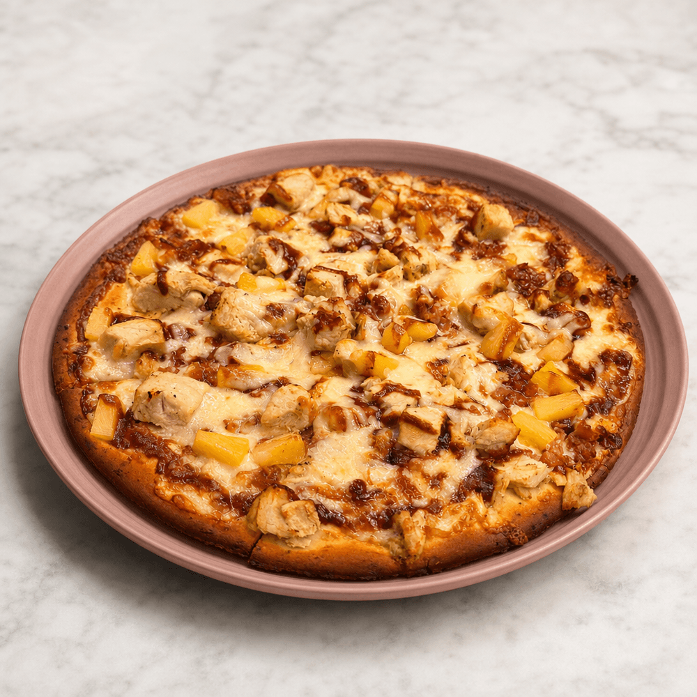 Hawaiian BBQ Chicken Pizza