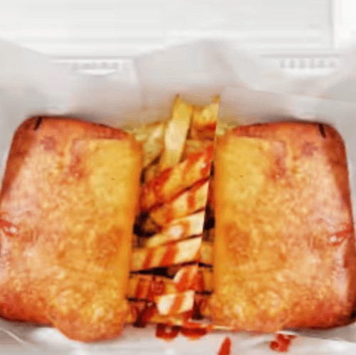 2 Pizza Puffs With Fries