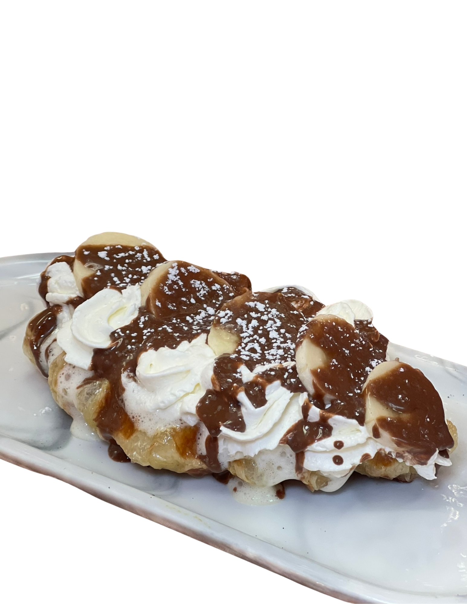 Banana Nutella Croffle
