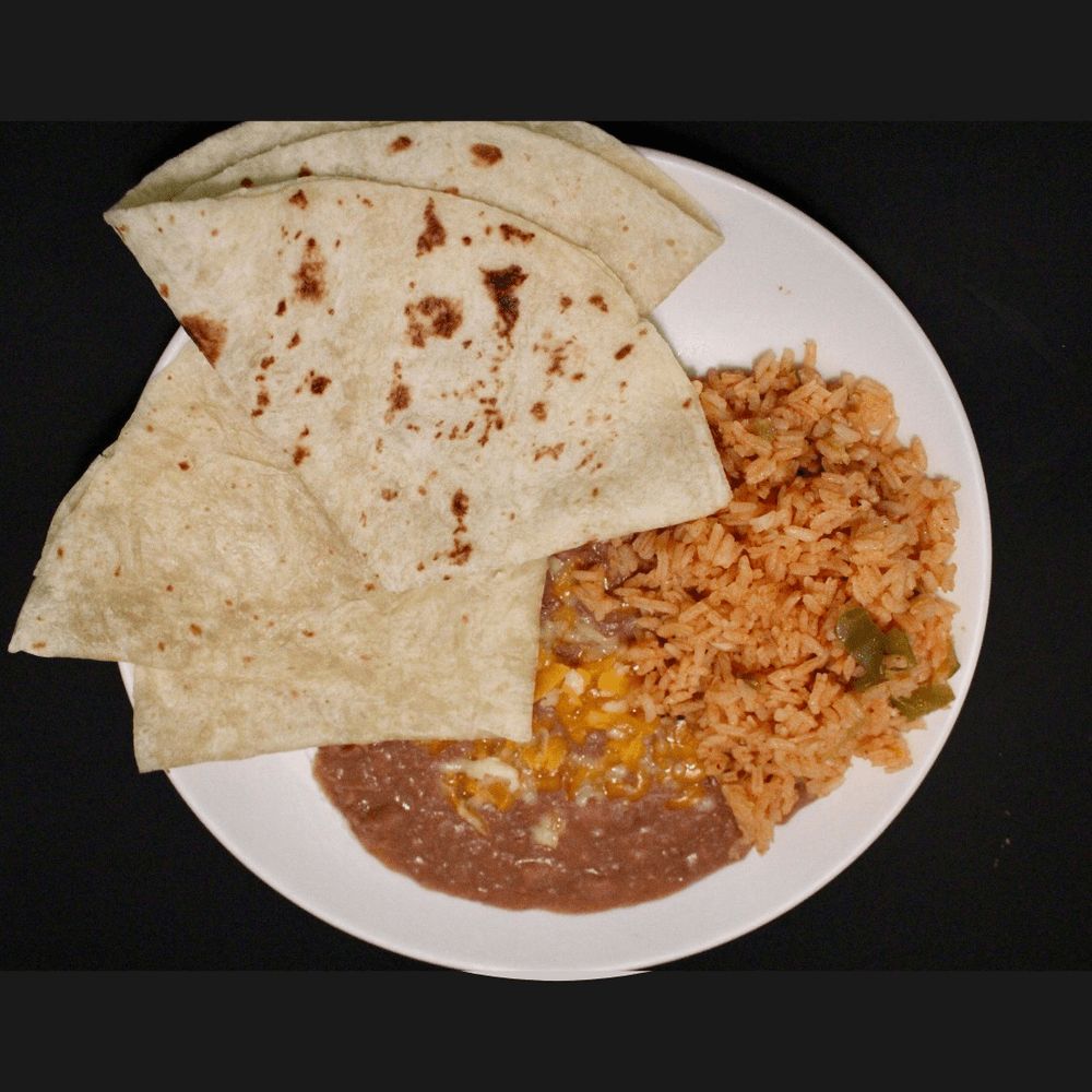Kids Beans, Rice & Tortillas