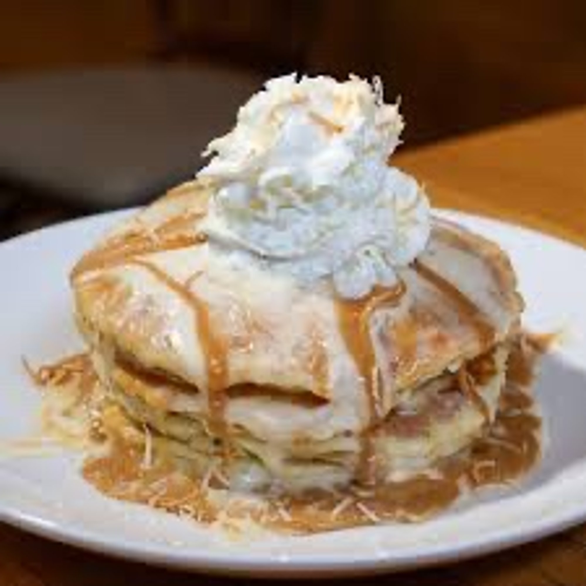 Tres leches pancakes