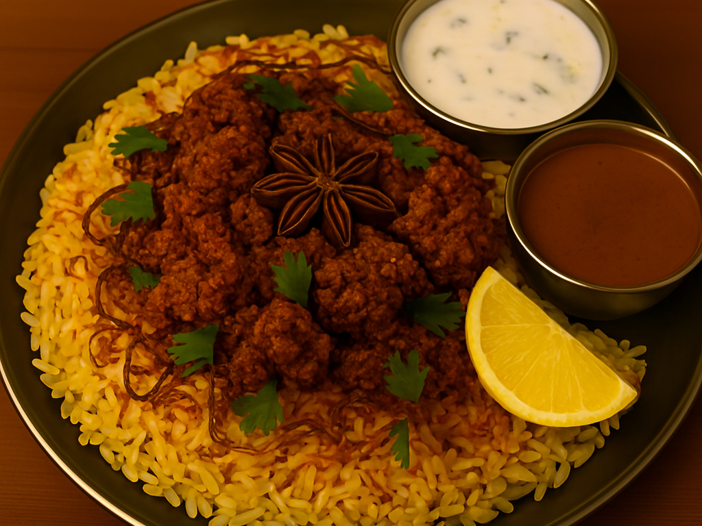 Chicken Kheema Biryani