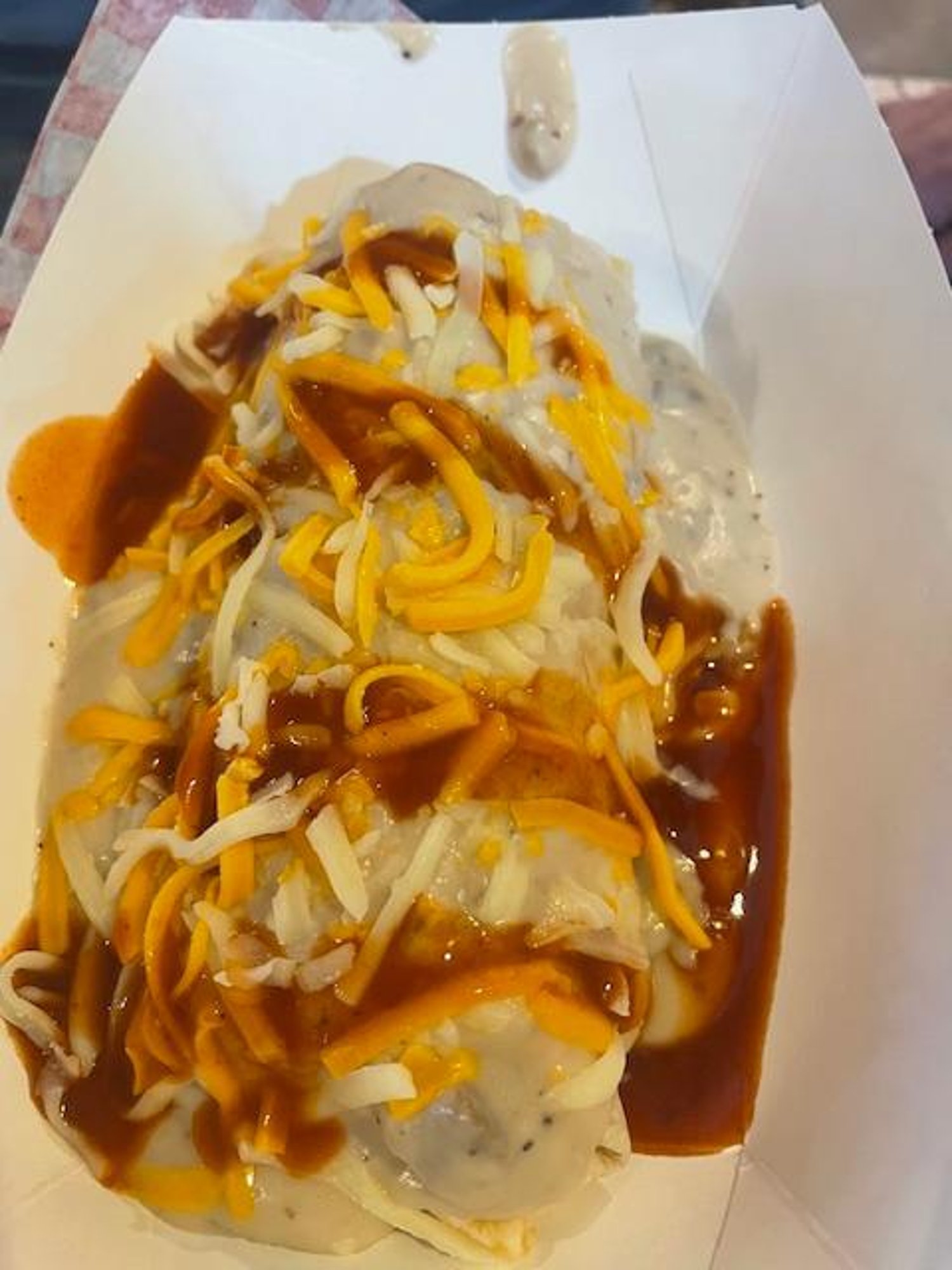 Smothered Breakfast Burrito