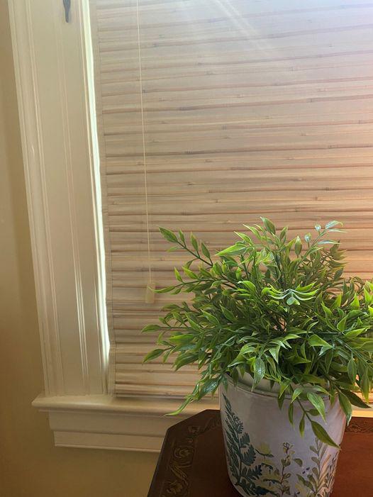 Get a unique, natural look with our Woven Wood Shades by Budget Blinds of The Coastal Empire. They provide full light coverage and provide an interesting look to complement your deÌcor.  BudgetBlindsCoastalEmpire  WovenWoodShades  ShadesOfBeauty  FreeConsultation  WindowWednesday