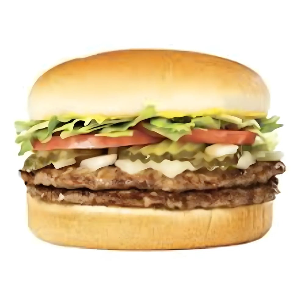 TRIPLE Smash Burger Deluxe (NO Cheese)