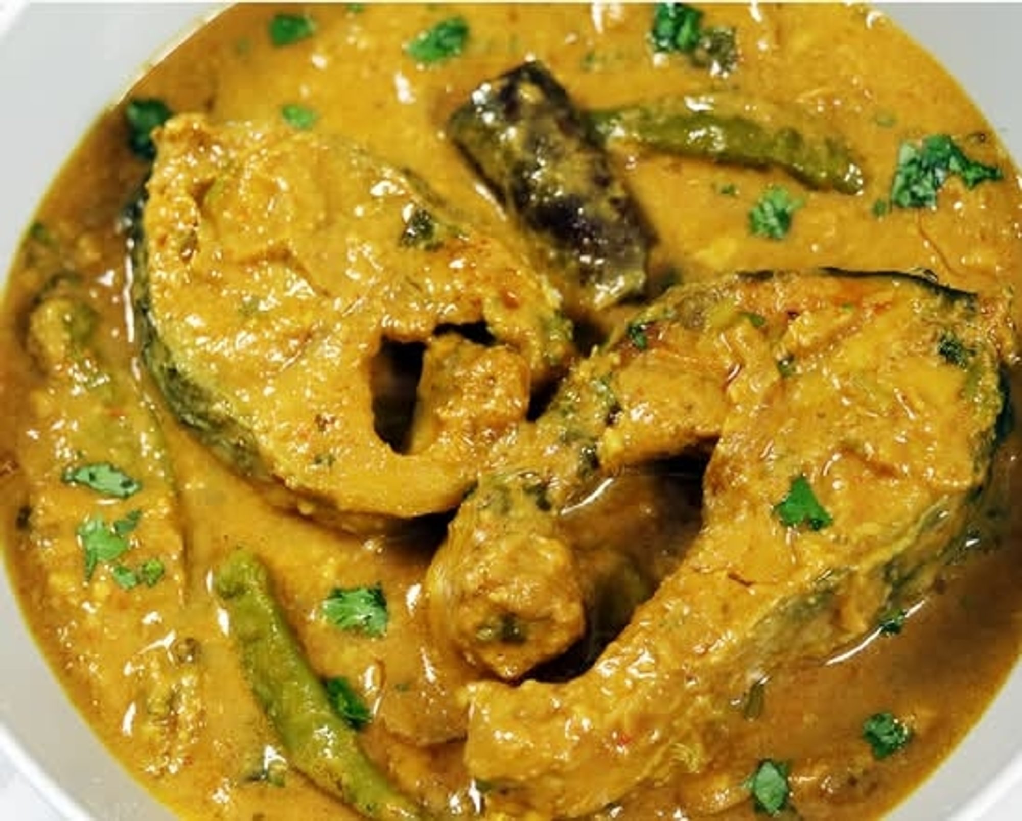 94. Ruhu Fish Curry (Available in Curry, Bhuna & Dopiaza)
