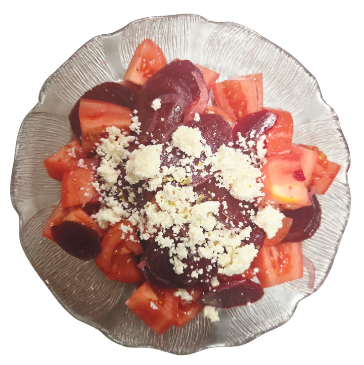 Beet Potato Feta Salad (VG)