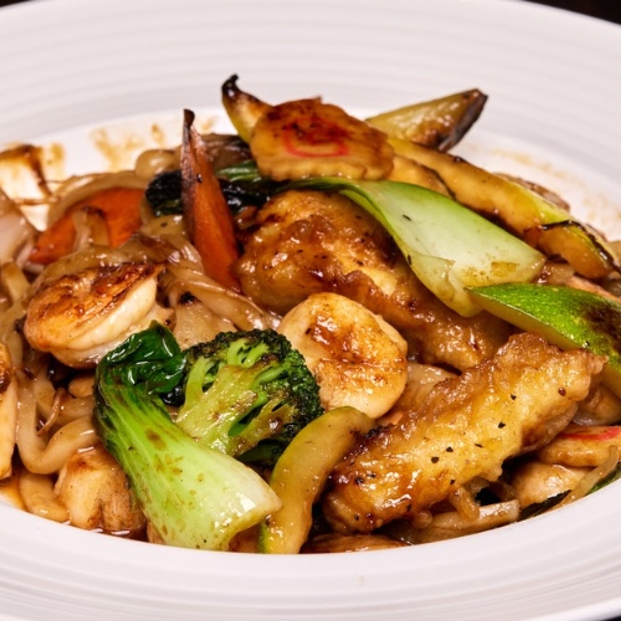Shrimp Yaki Udon