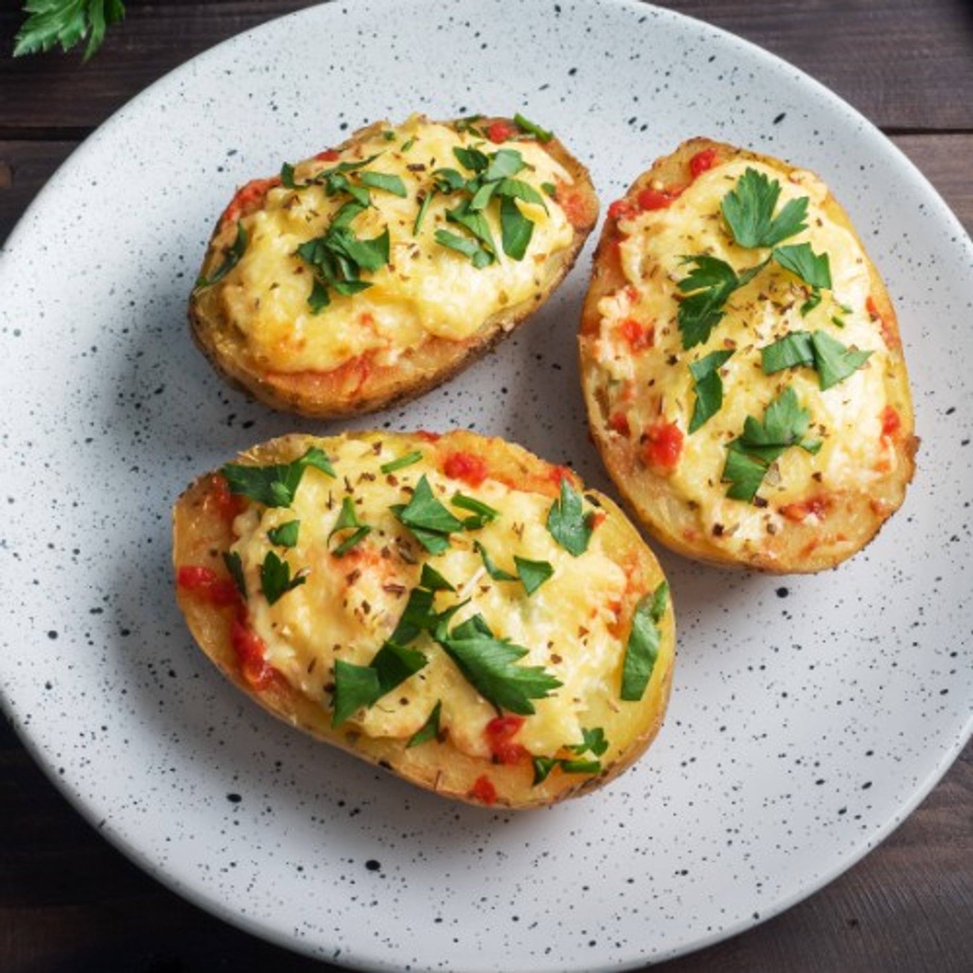 Loaded Broiled Potato Skins