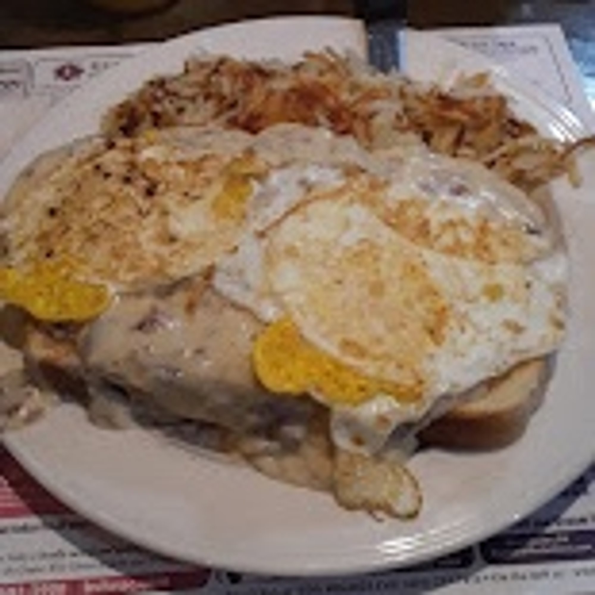 CHIPPED OVER TOAST