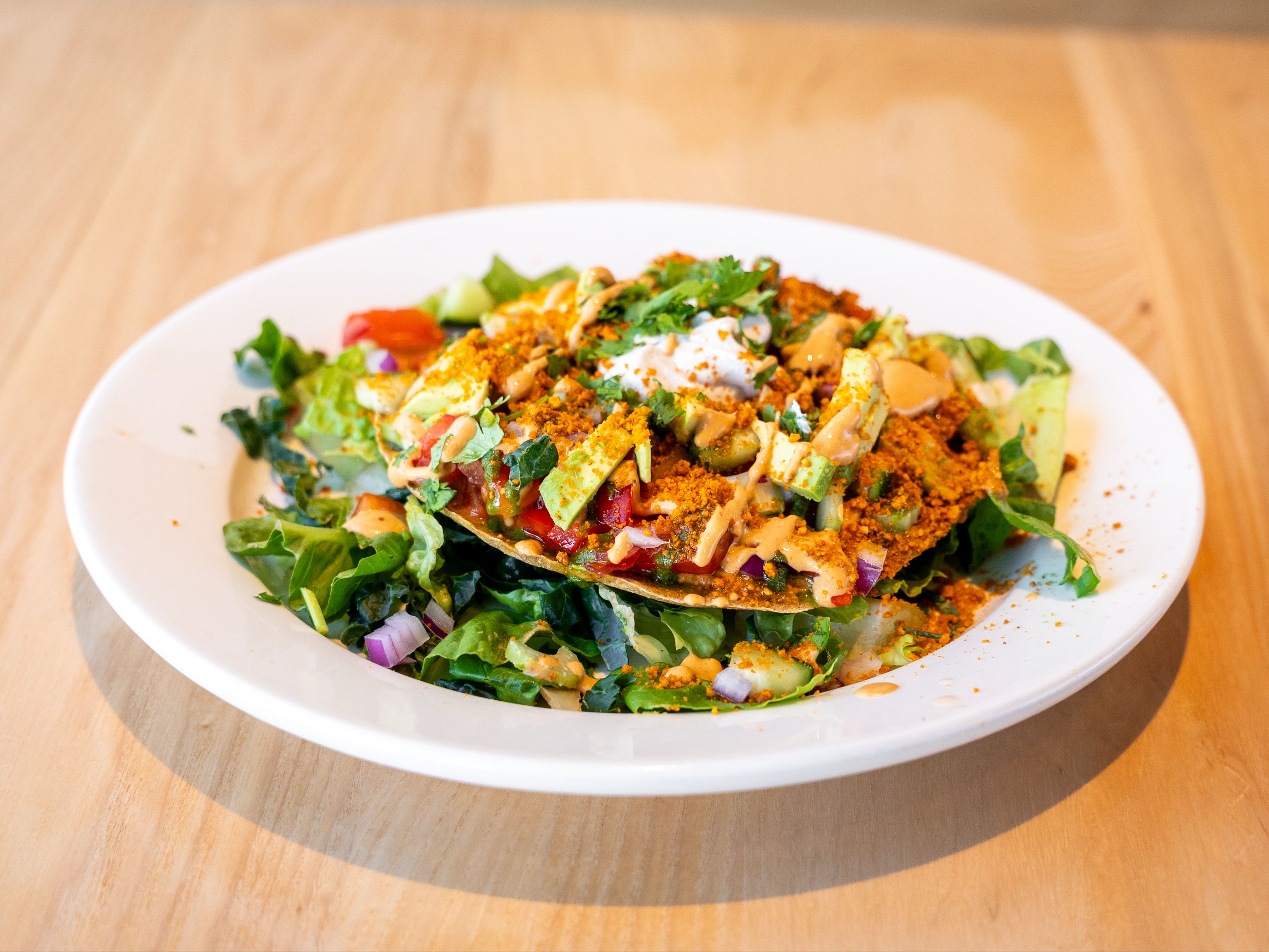 Beanless Tostada