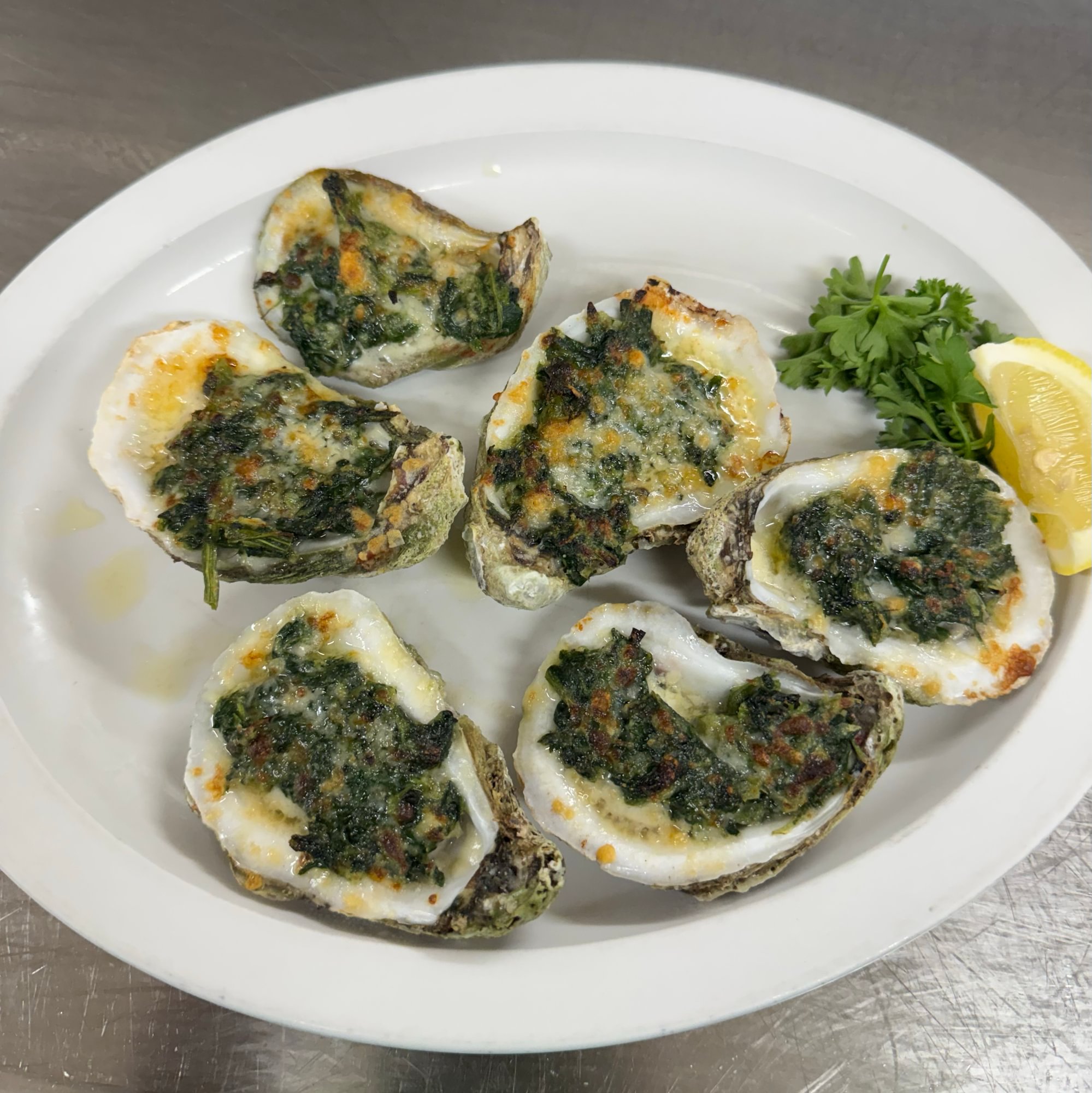 Oysters Rockefeller