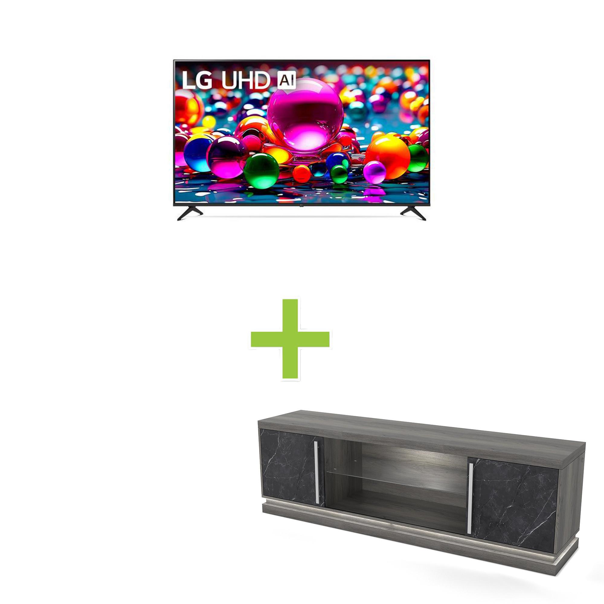 65" LG TV w/ 70" TV Stand