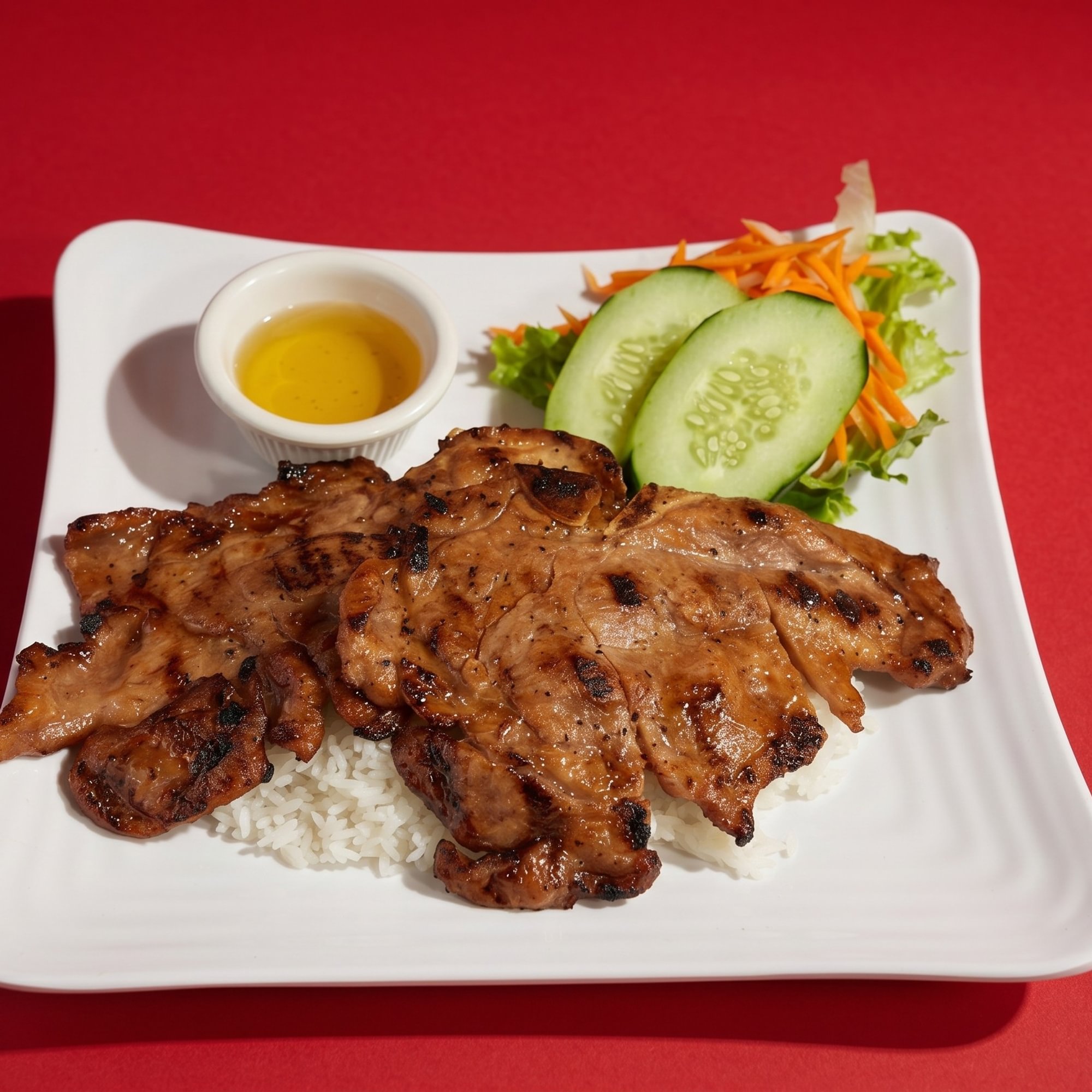 Grilled Pork Chop Rice