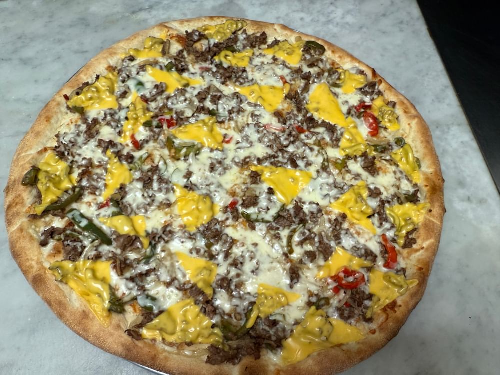 Philly Cheesesteak Pizza