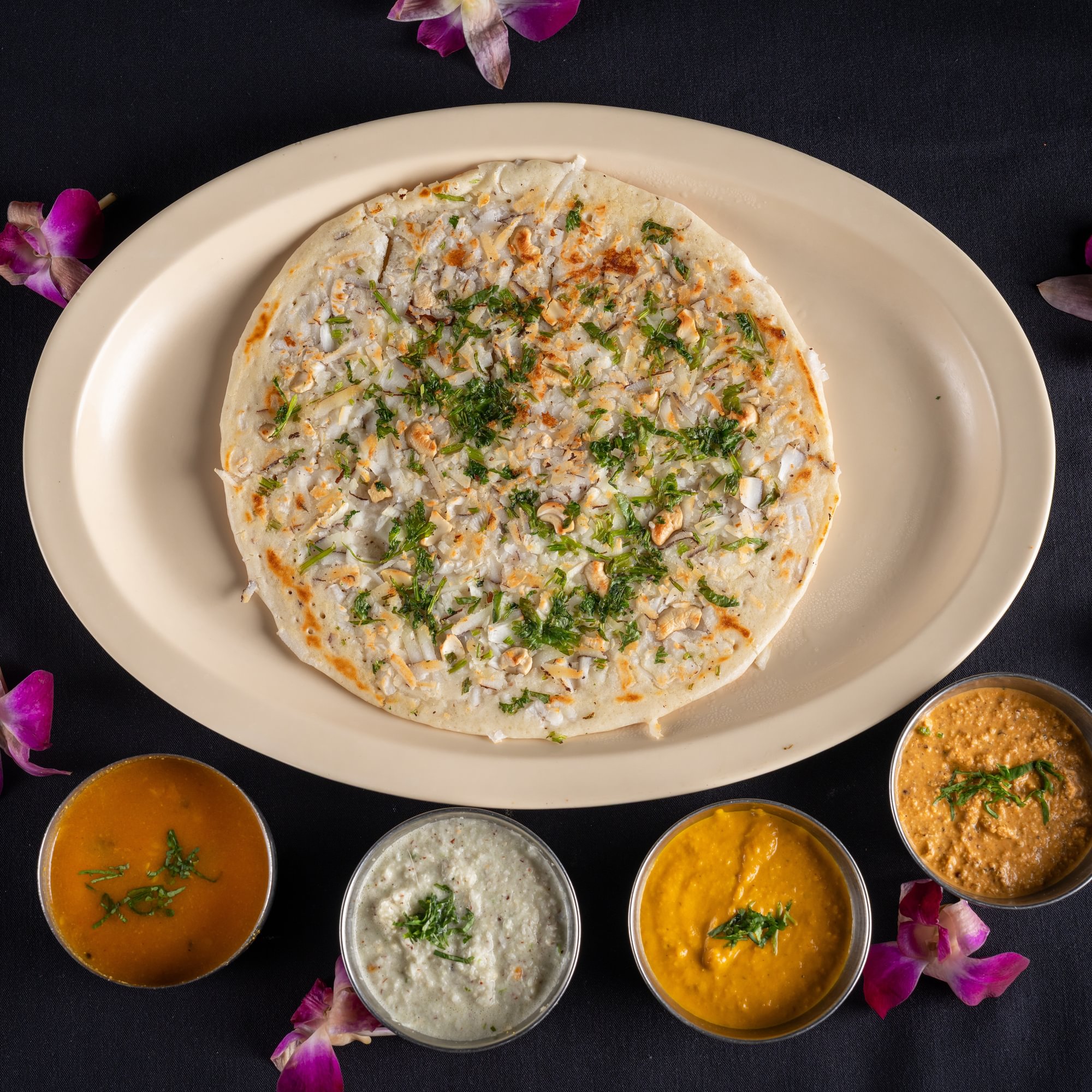 Shredded Coconut Uttapam
