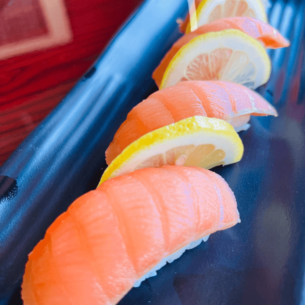 Smoked Sake Nigiri