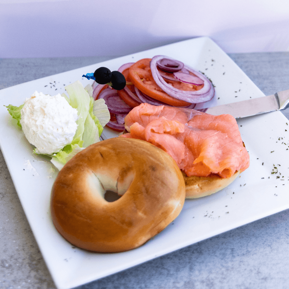 Nova Lox & Cream Cheese Bagel