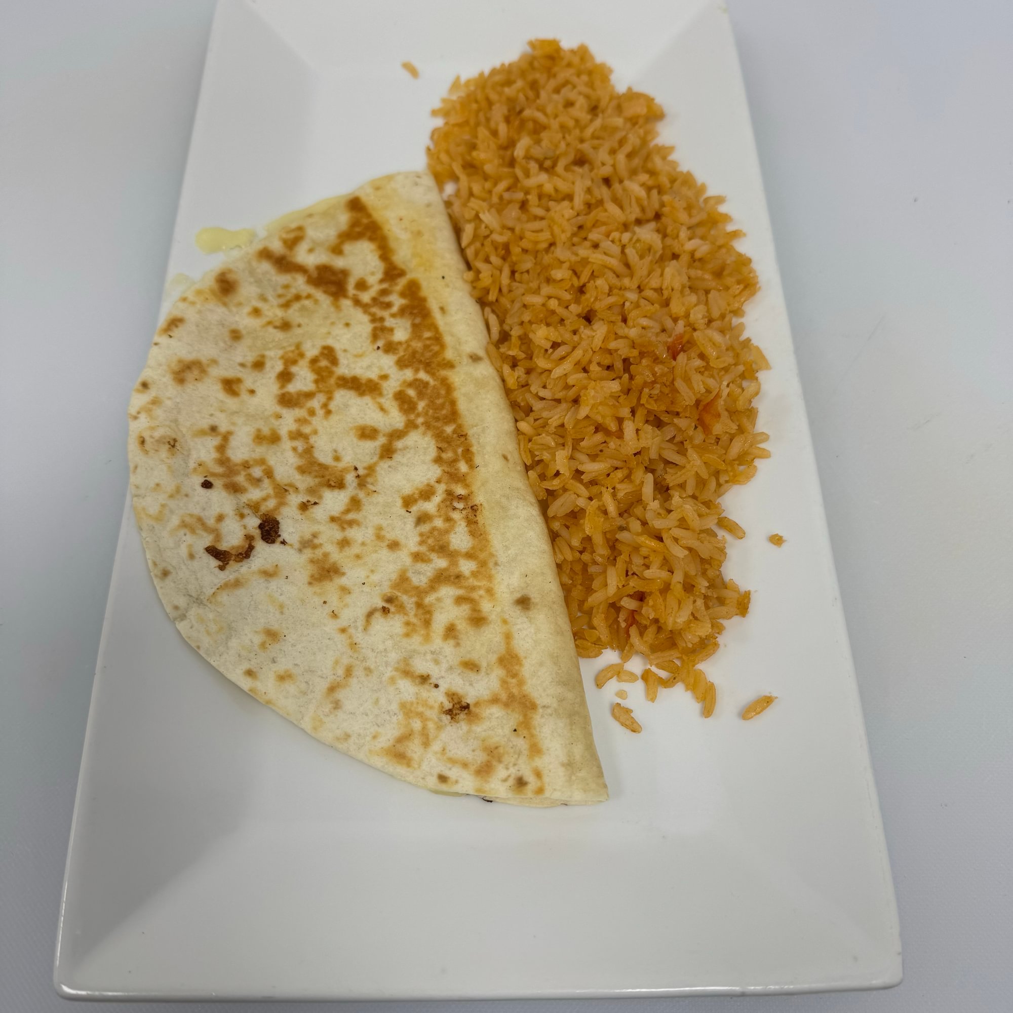 Children's Cheese Quesadilla and Order of Rice