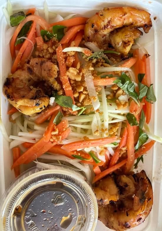 Tôm Gói (Đu Đủ)