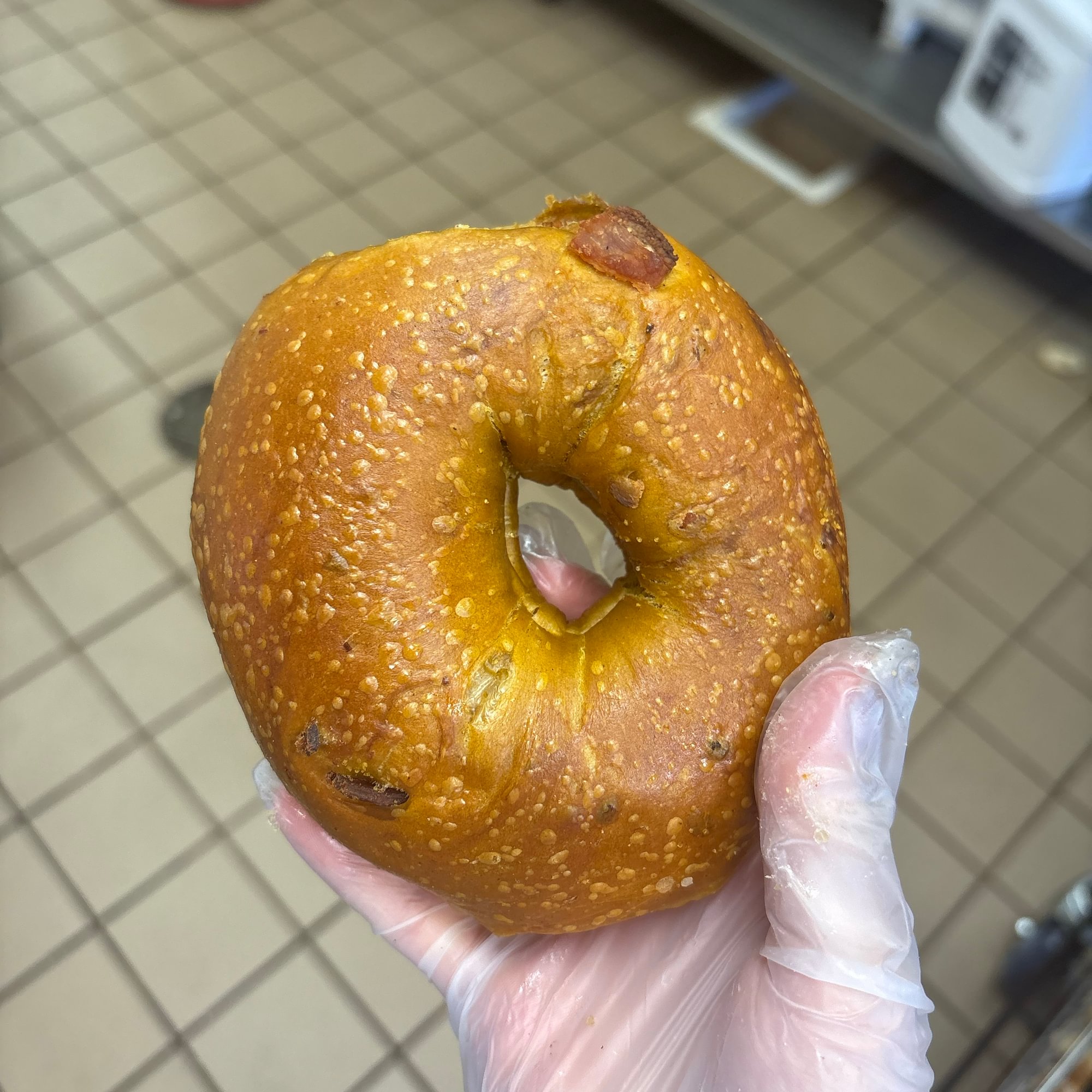 Maple Bacon Bagel