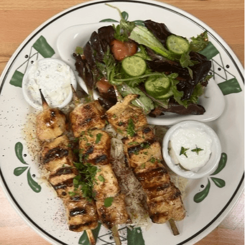 Chicken Kabob Plate