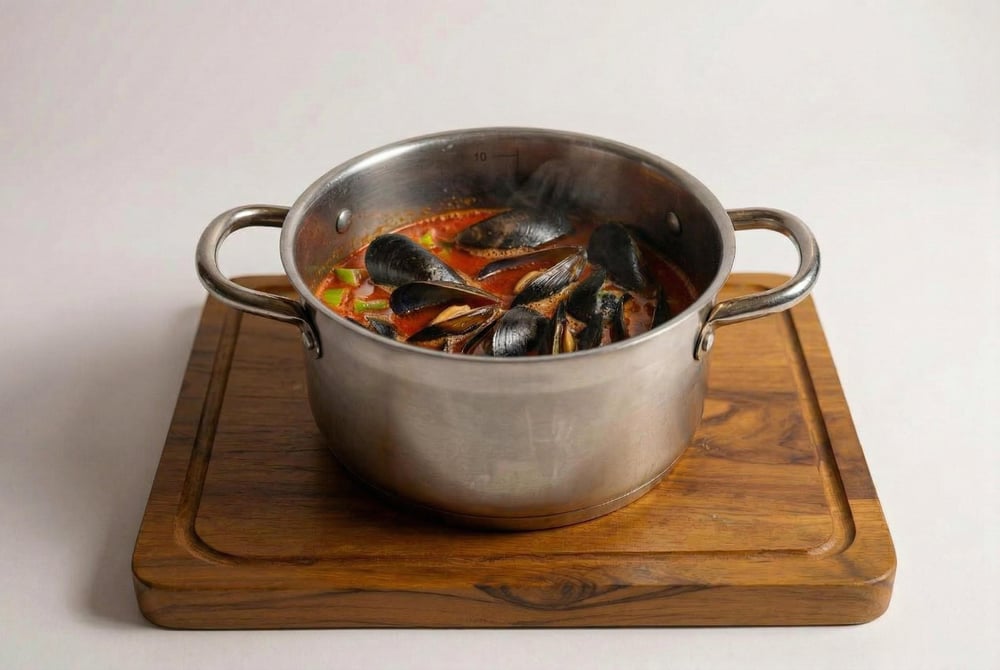 Bloody Mary Mussels