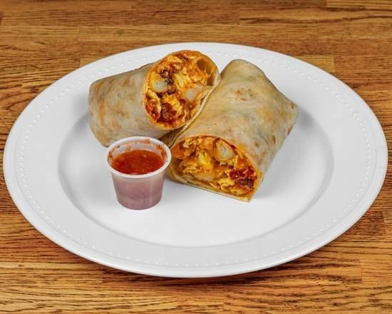 2. Bacon Home Fries and Cheese Red Sauce