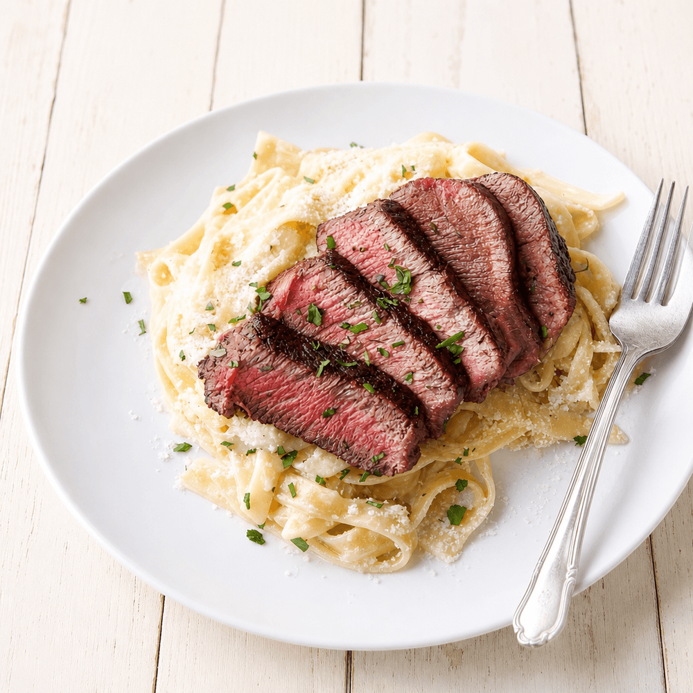 Steak Alfredo