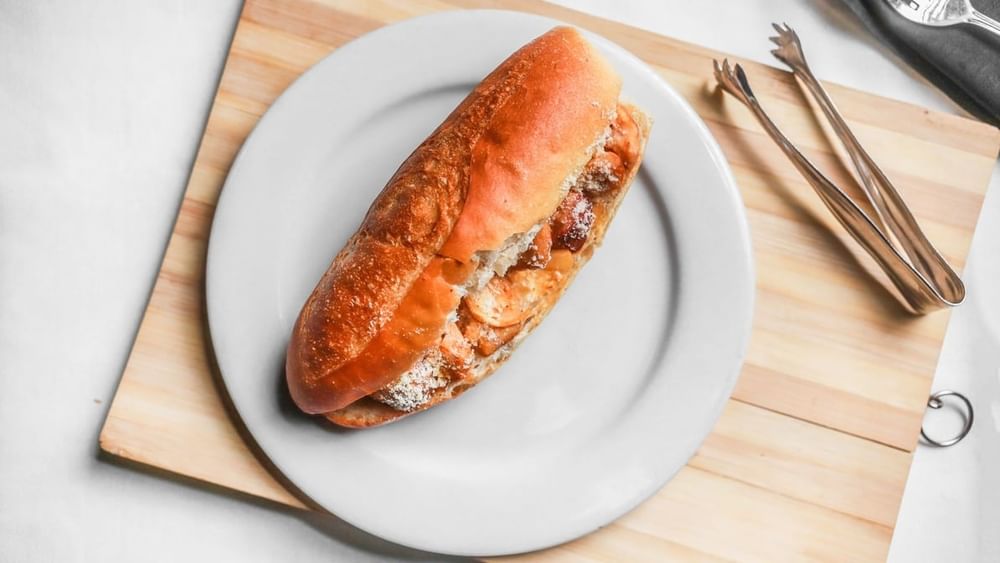 Parmesan Pork Sandwich