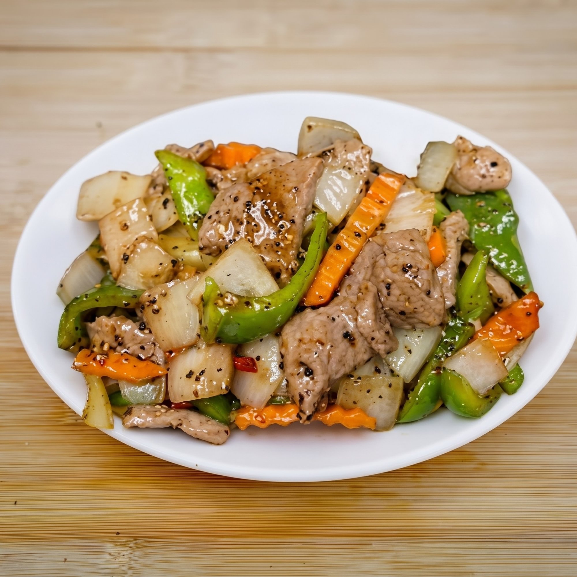 Beef with Black Pepper