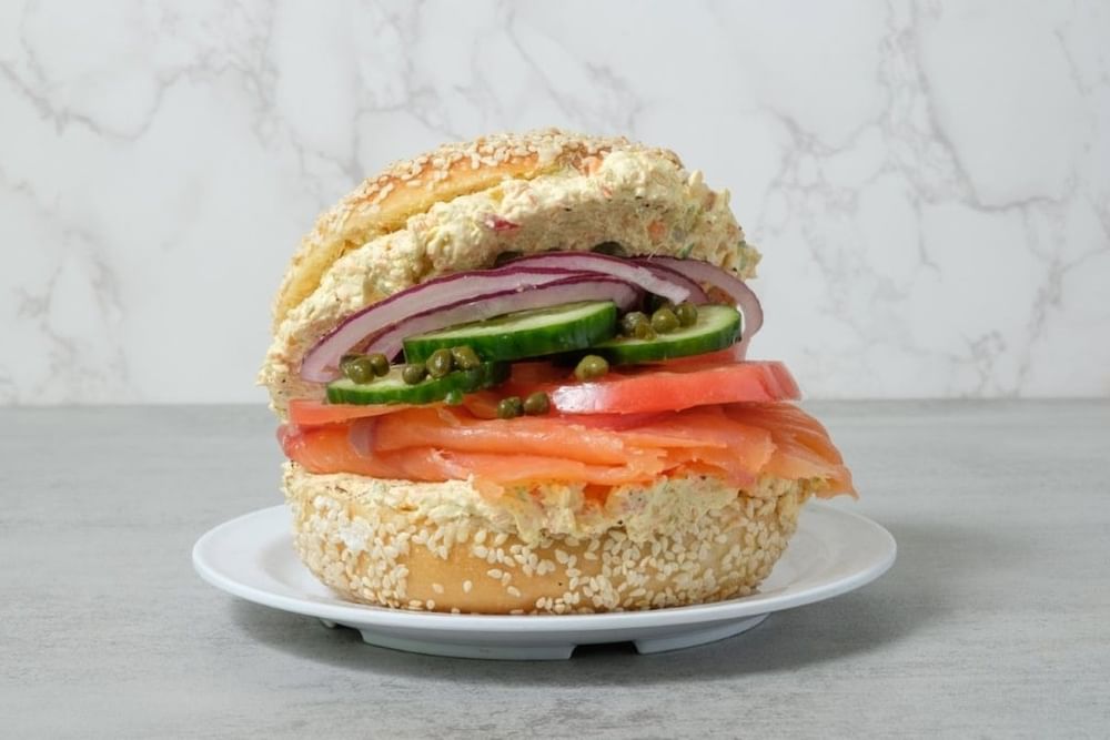 Loaded Lox Sandwich