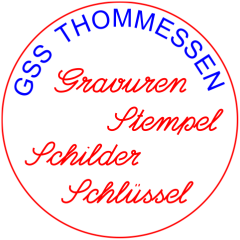 Logo von Gravuren Stempel Schilder Schlüssel - GSS Thommessen