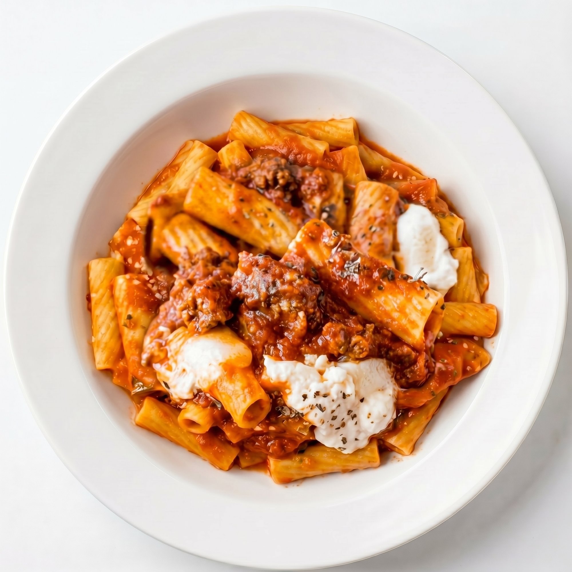 Baked Ziti with Meat Sauce