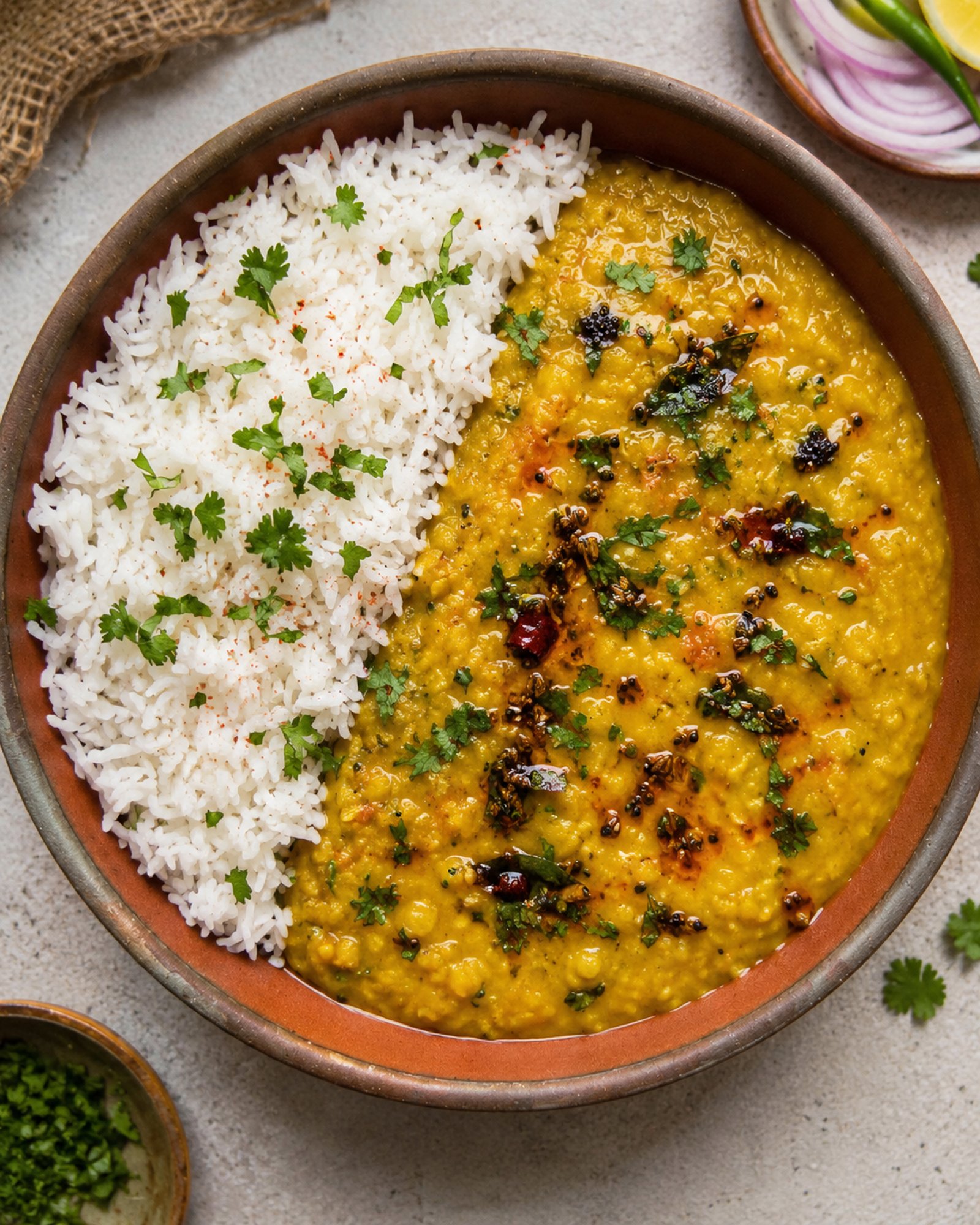 Tadka Made in Heaven — Dal Tadka with Chawal