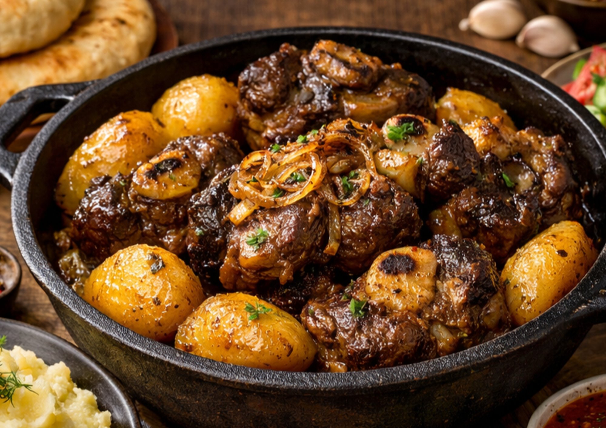 Kazan Dumgoza (Uzbek Oxtail Pot Roast)