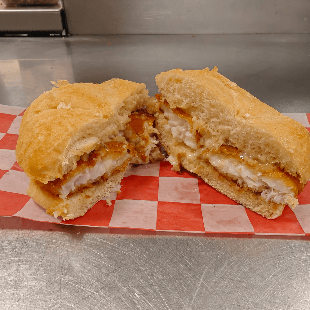 Beer Battered Cod Fillet Sandwich