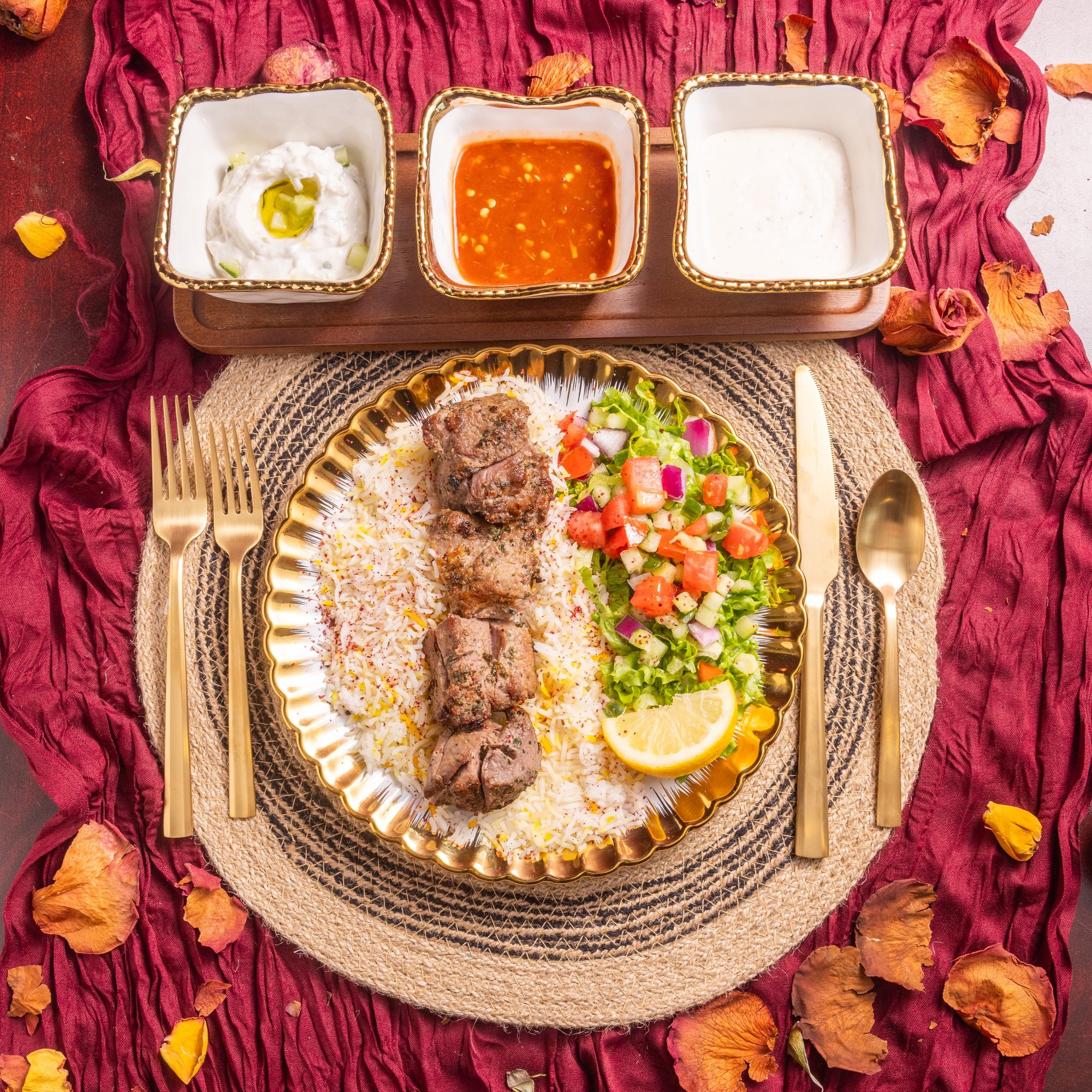 Lamb Shish Platter