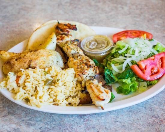 Ka-Bob and Gyros Combo Plate