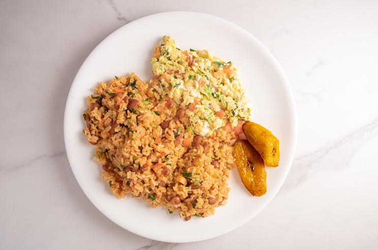 Huevos Revueltos con calentado