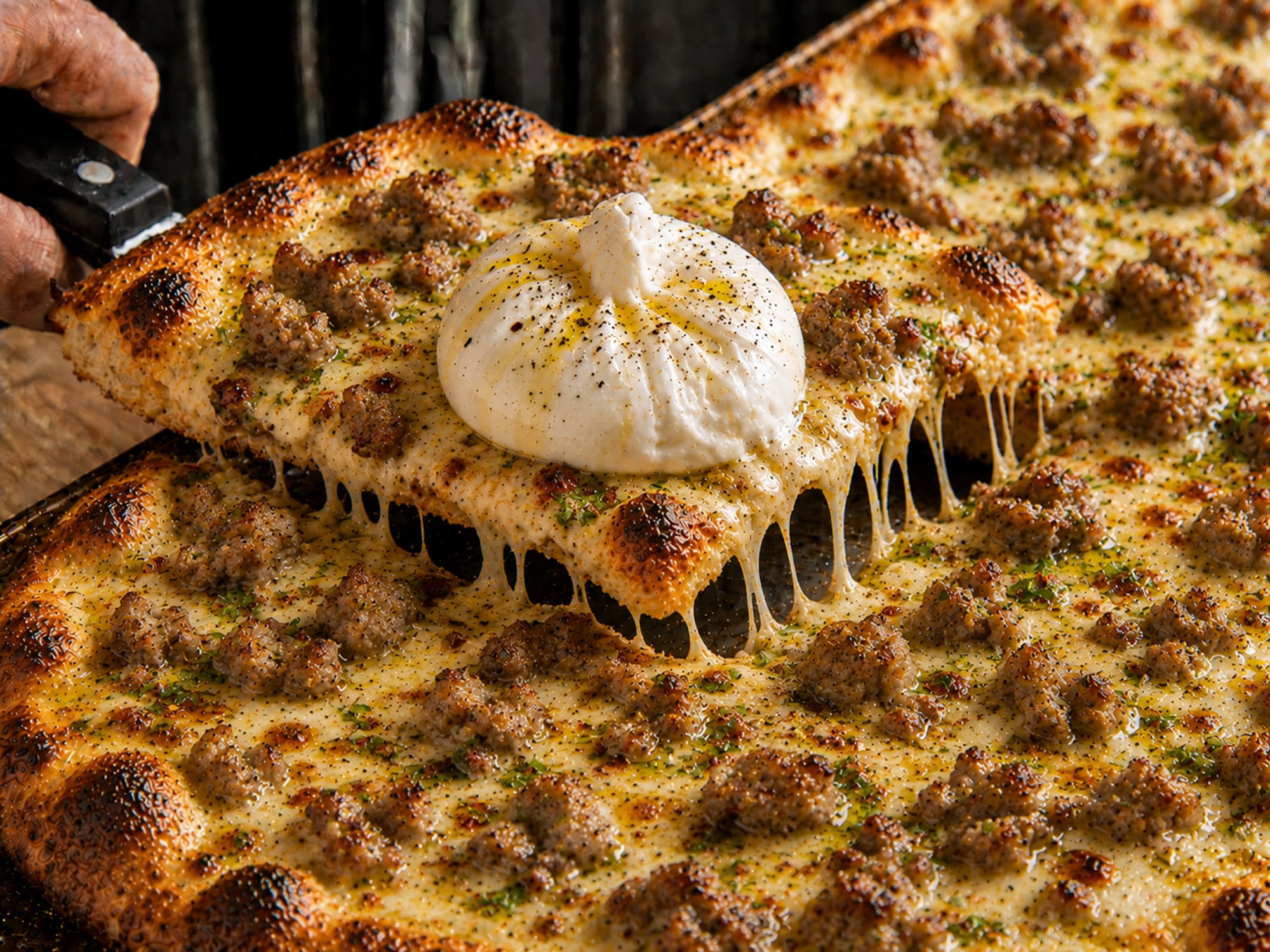 Sicilian Sausage Pizza