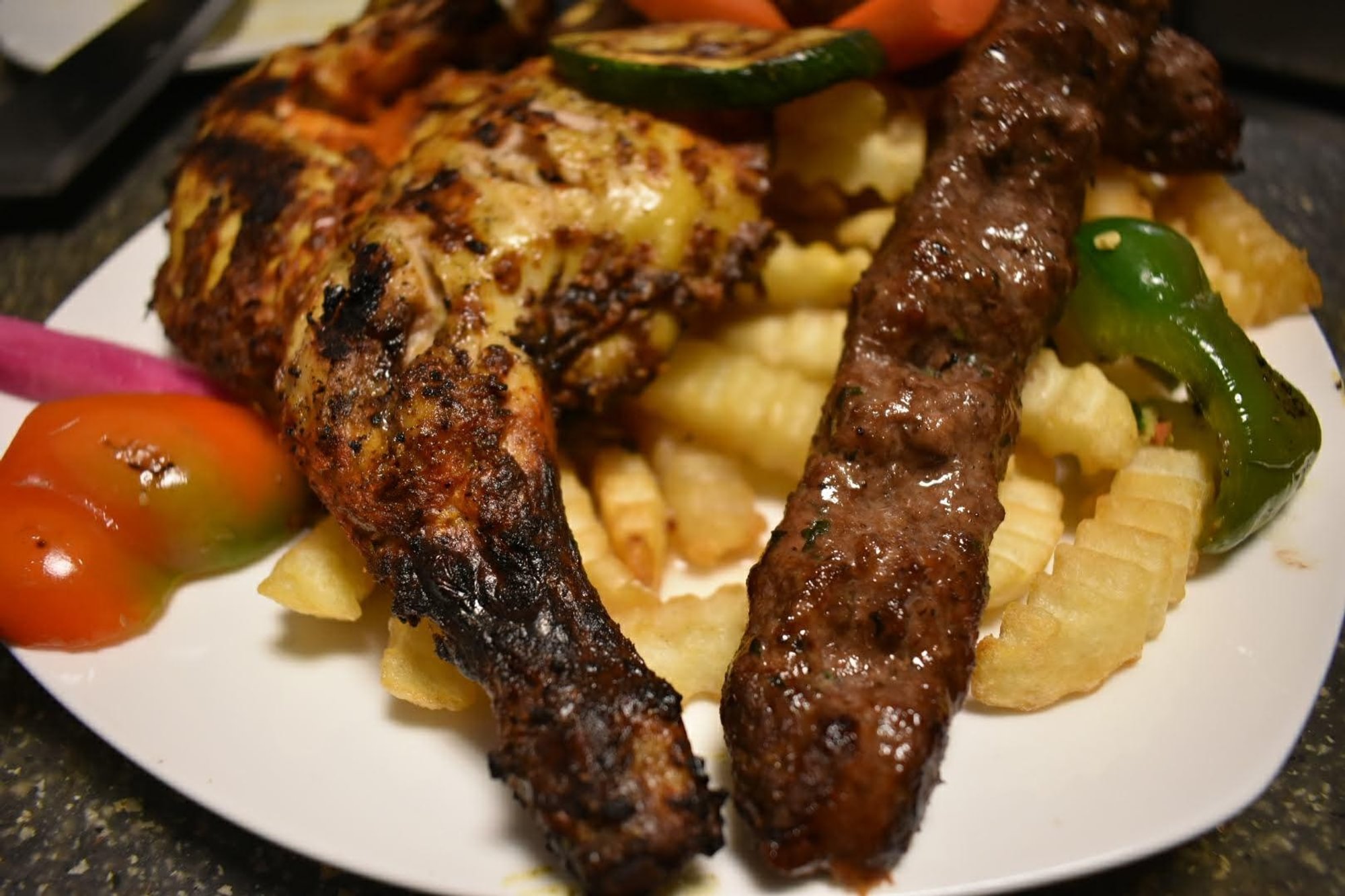 Half Chicken & Kofta