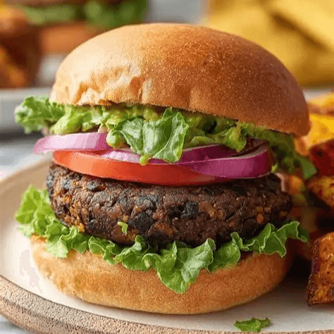 Black Bean Chipotle Burger
