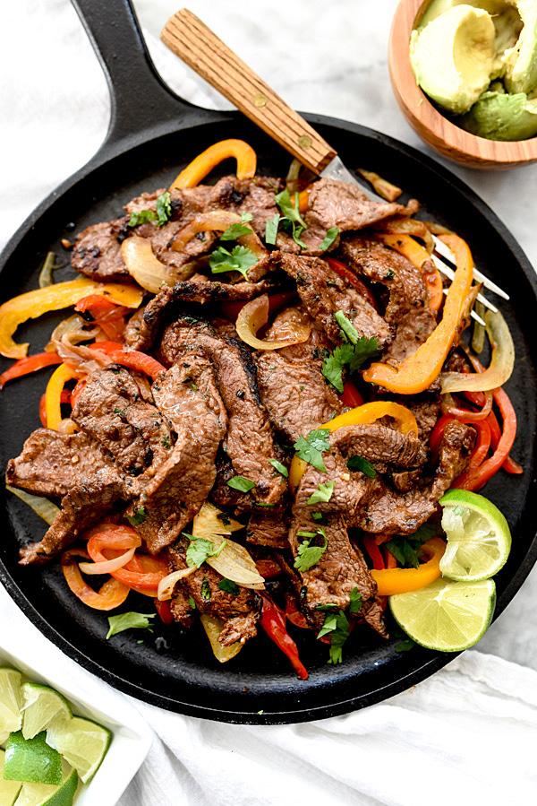 L- Beef Fajitas