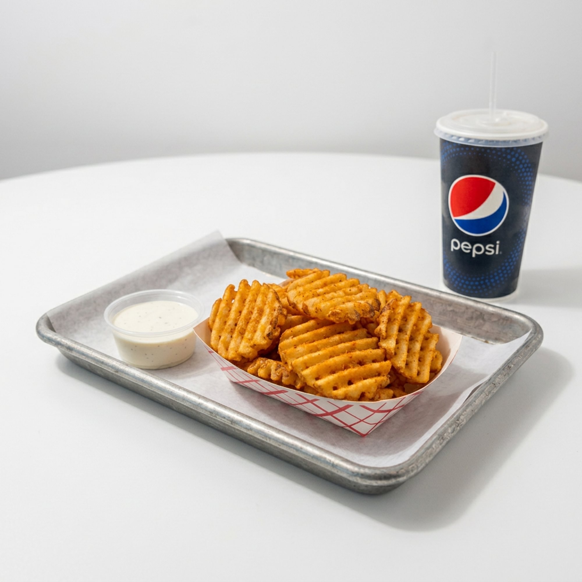 Crisscut Fries and Drink