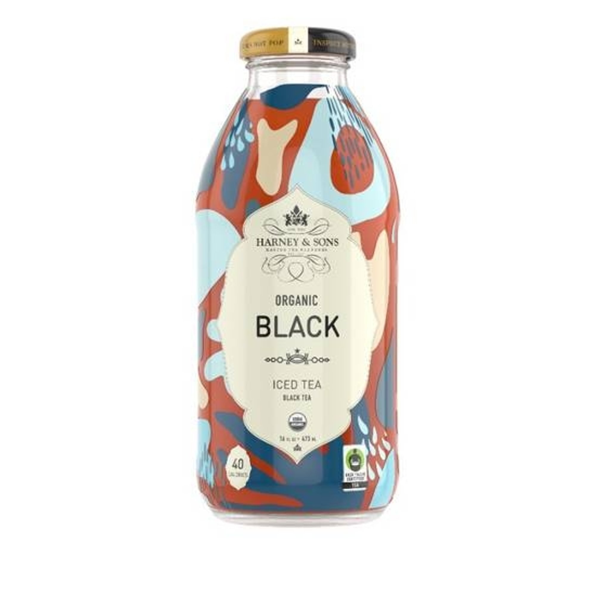 H&S Organic Black Iced Tea 16oz (B)